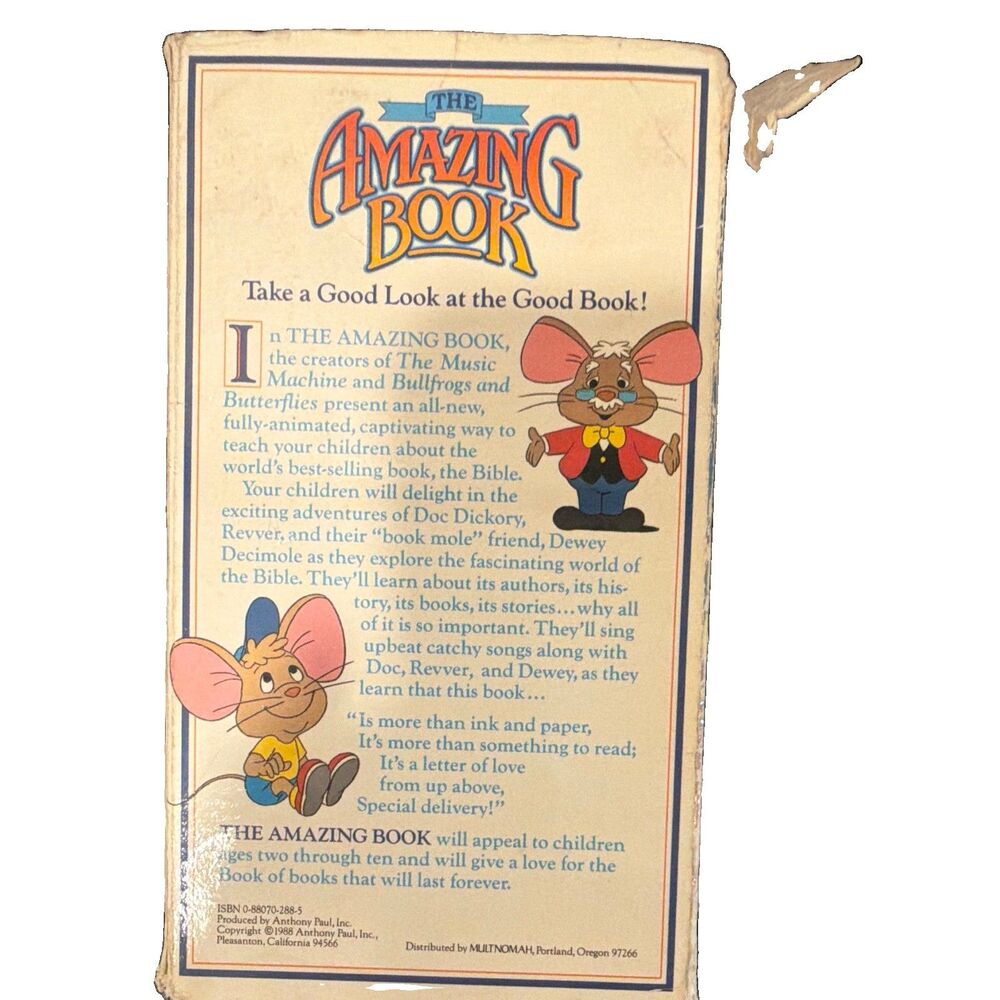 The Amazing Book Children’s VHS